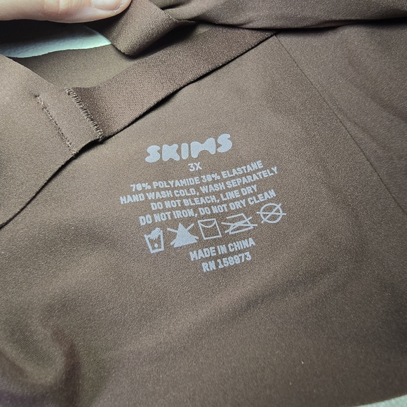 NEW Skims Naked Scoop Bra BR-SCN-1887 Cocoa Brown Women's Size 3X NWT - Picture 5 of 7